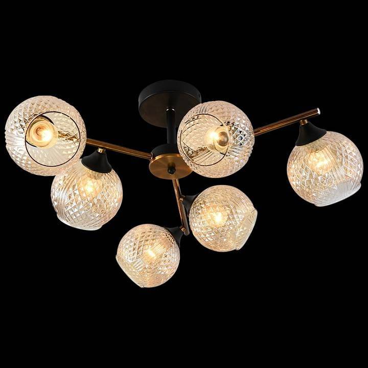 Люстра на штанге Reluce 11341 11341-0.3-06 GOLD BRONZE+BK