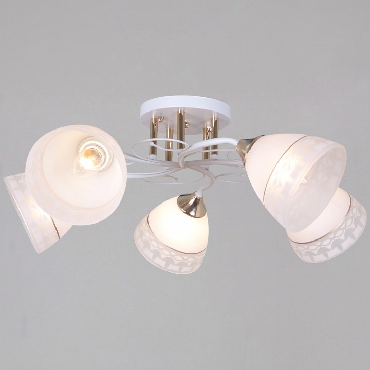 Люстра на штанге  11460-0.3-05 WH+FG