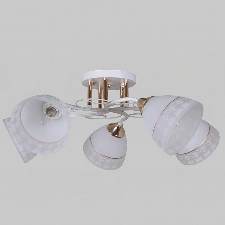 Люстра на штанге  11460-0.3-05 WH+FG