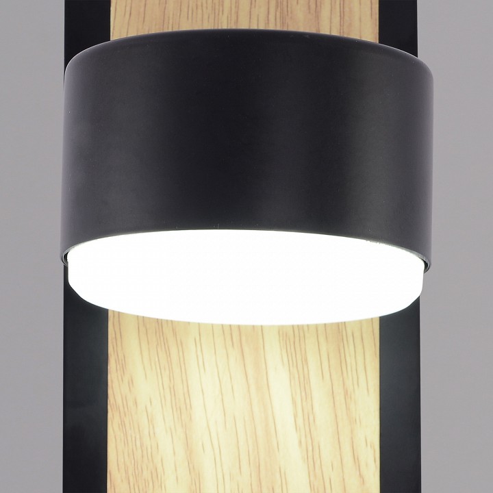 Бра 12540-0.2-01 BK+WOOD