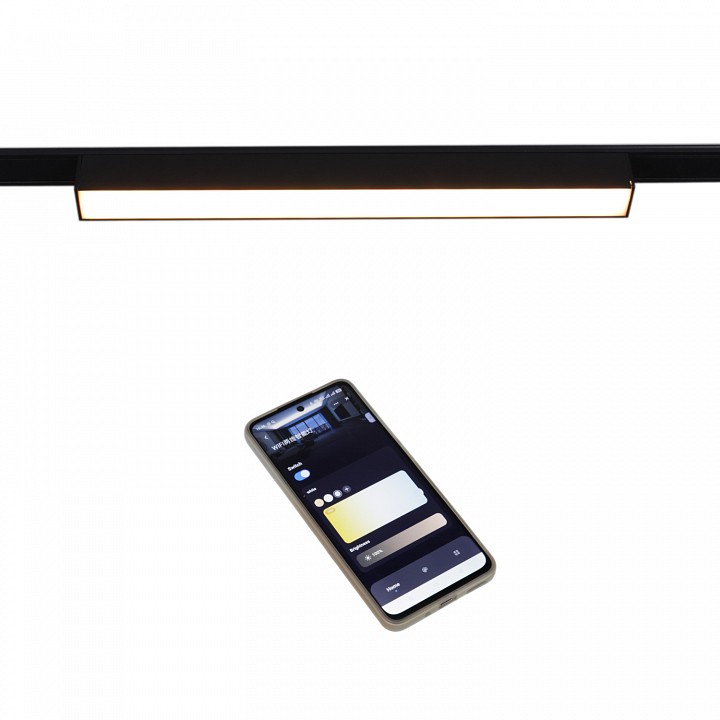 Накладной светильник  13003-9.3-001UR magnetic LED10W BK CCT+SMART