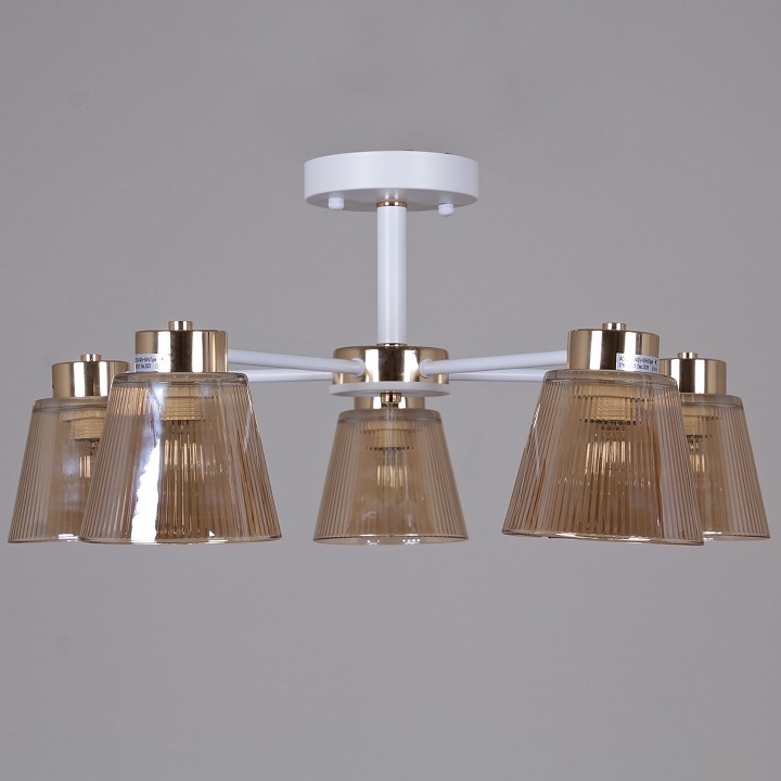 Люстра на штанге  20560-0.3-05 WH+FG