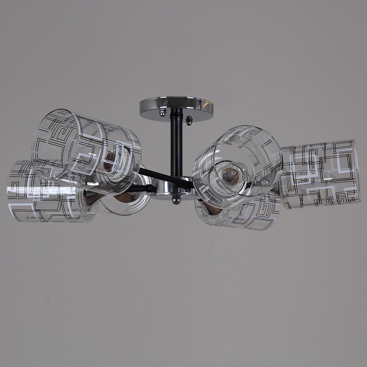 Люстра на штанге  26260-0.3-06 CR+BK