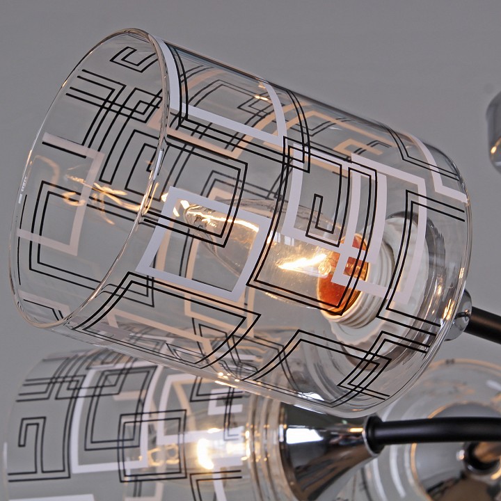 Люстра на штанге  26260-0.3-06 CR+BK