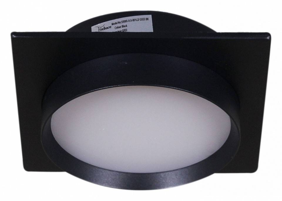 Встраиваемый светильник Reluce Technical 53005 53005-9.0-001LD GX53 BK