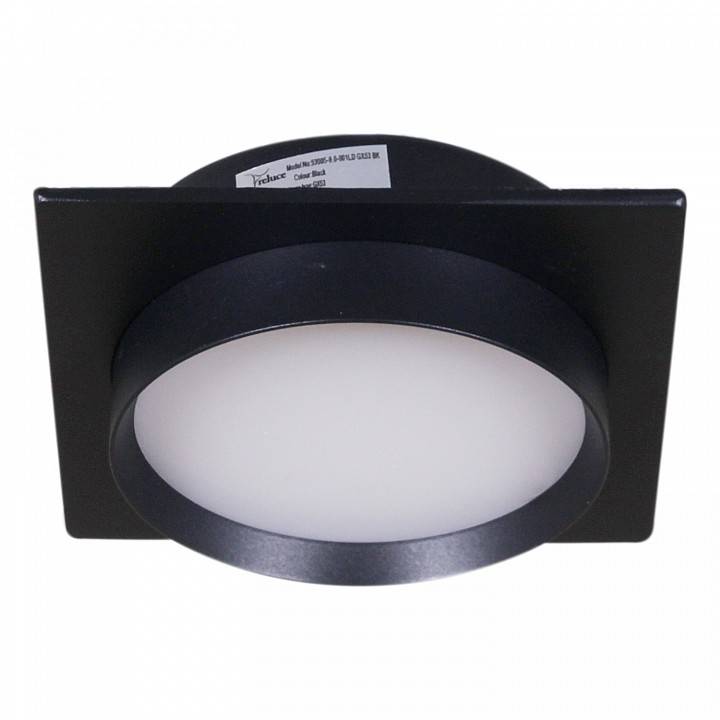 Встраиваемый светильник Reluce Technical 53005 53005-9.0-001LD GX53 BK