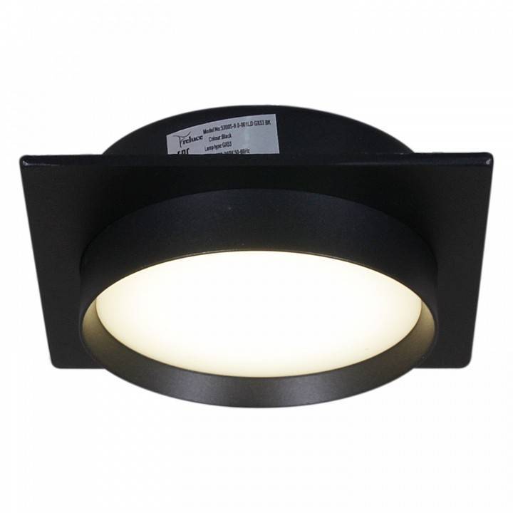 Встраиваемый светильник Reluce Technical 53005 53005-9.0-001LD GX53 BK