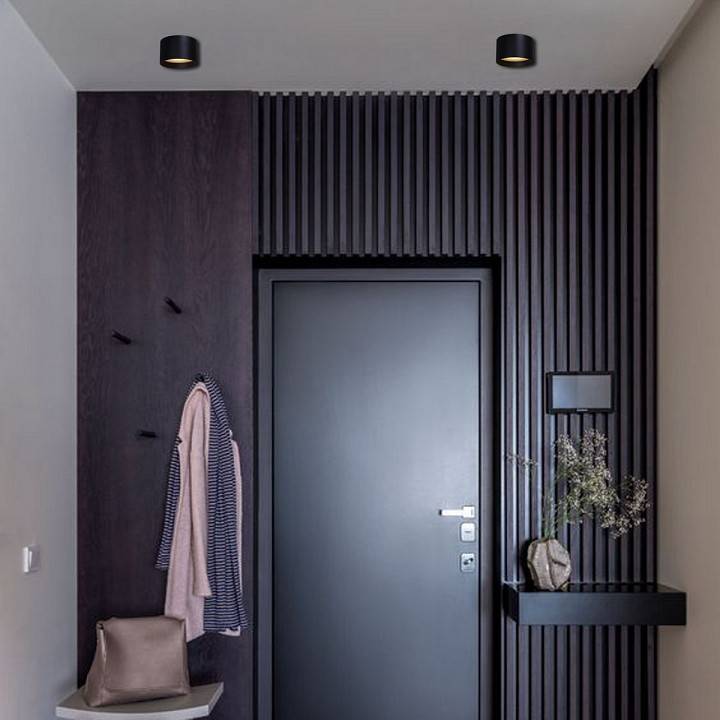 Накладной светильник Reluce  53057-9.5-001UR GX53 BK