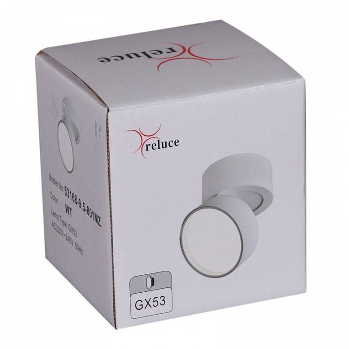 Накладной светильник De Markt Берлин GX53 WT 53168-9.5-001MZ GX53 WT