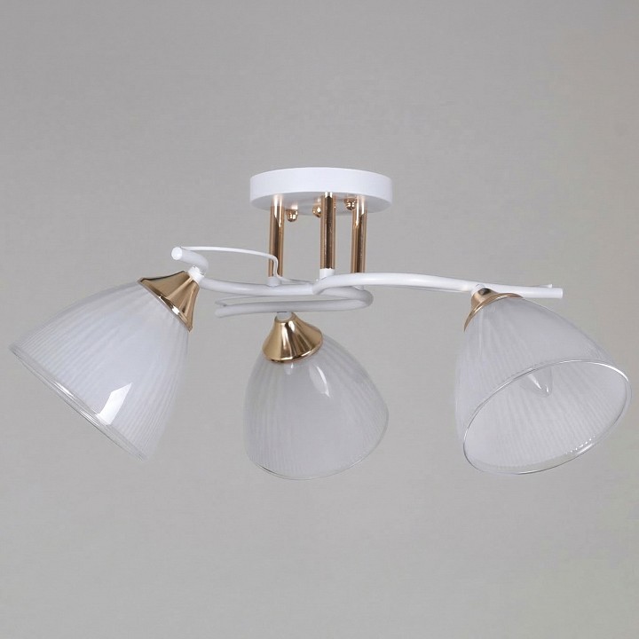 Люстра на штанге  64460-0.3-03 WH+FG