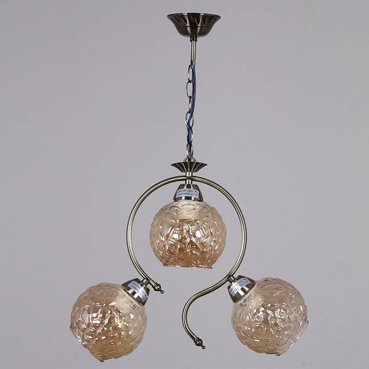 Подвесная люстра Reluce 3 лампы 67461-0.4-03 AB