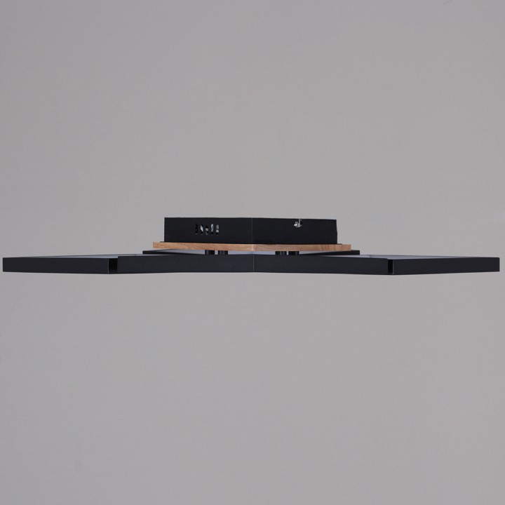 Потолочная люстра 78560-0.3-04 BK+WOOD