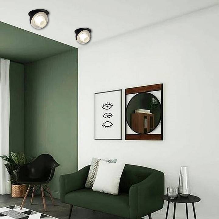 Встраиваемый светильник Reluce 84090 84090-9.0-001QR COB8W BK