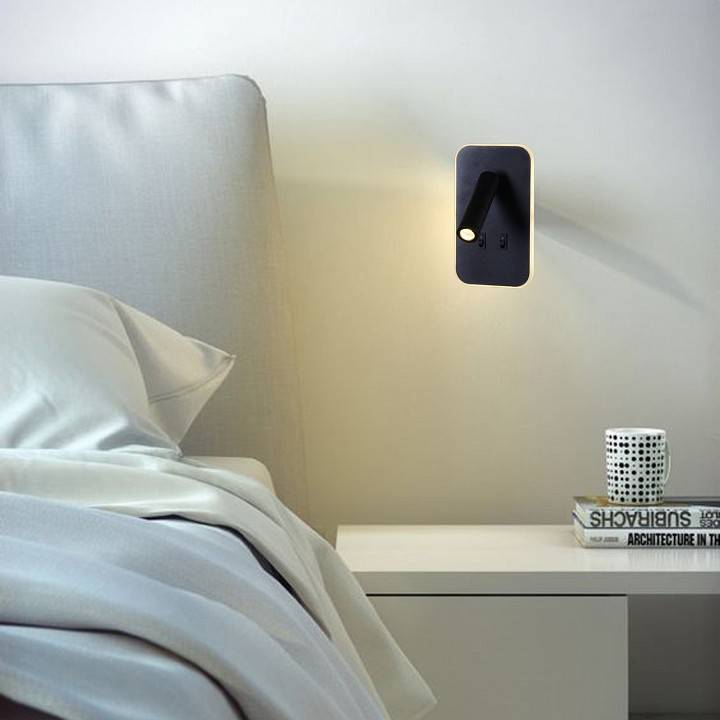 Бра светодиодное Reluce 12 Вт 86204-9.2-001KT LED12W BK