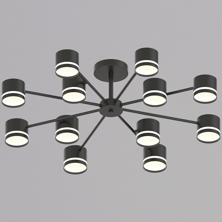 Люстра на штанге 89730-0.3-12 GX53 BK