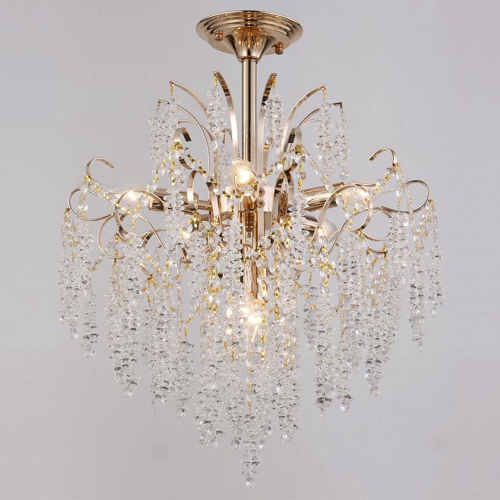 Люстра на штанге De Markt Сити 7xG9 золото 90324-0.3-07A FGD