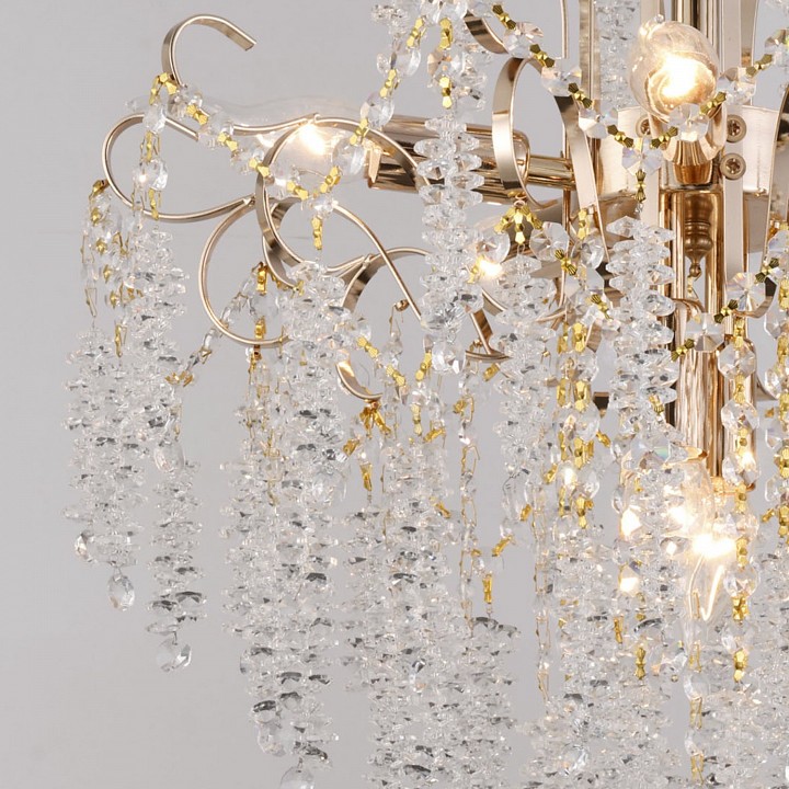 Люстра на штанге De Markt Сити 7xG9 золото 90324-0.3-07A FGD