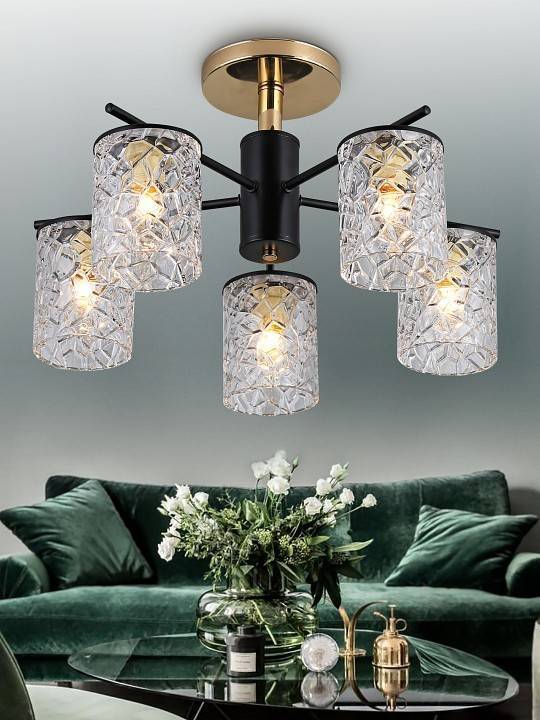 Люстра на штанге Rivoli Linda 8хE14 40 Вт Б0052698