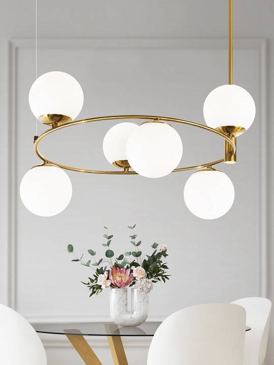 Люстра на штанге Rivoli Lola 6хE14 40 Вт Б0052869