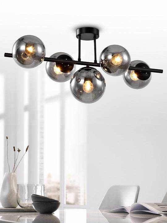 Люстра на штанге Rivoli Lovisa 6хE14 40 Вт Б0053035