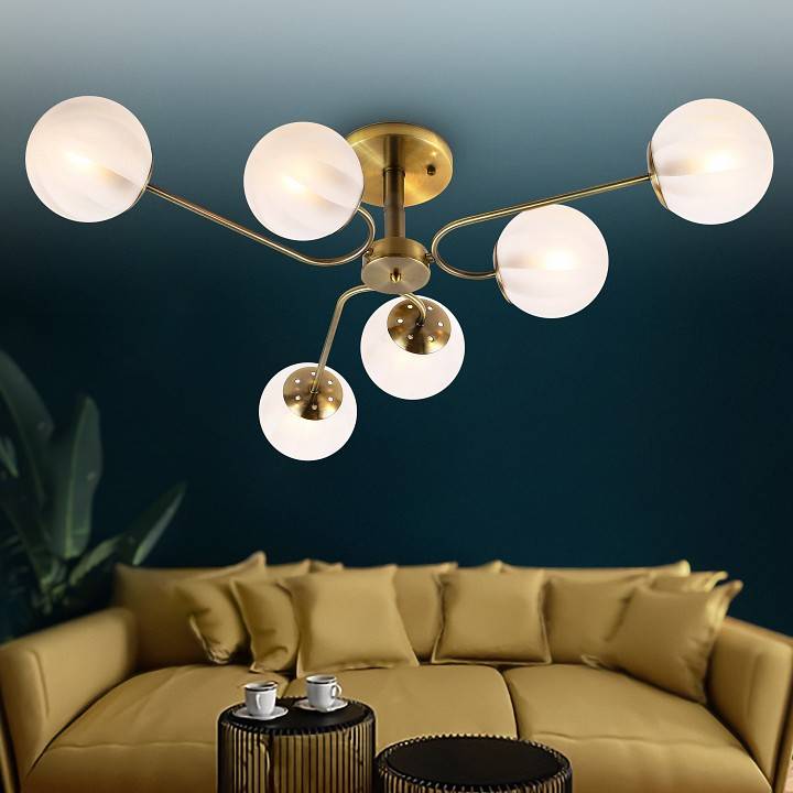 Люстра на штанге Rivoli Pestilentia 6хE14 40 Вт Б0054859