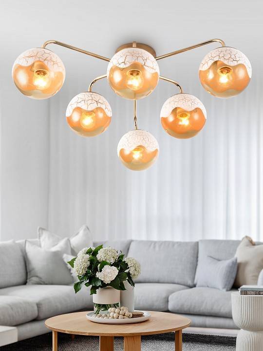 Потолочная люстра Rivoli Avril 5хE27 Б0055392