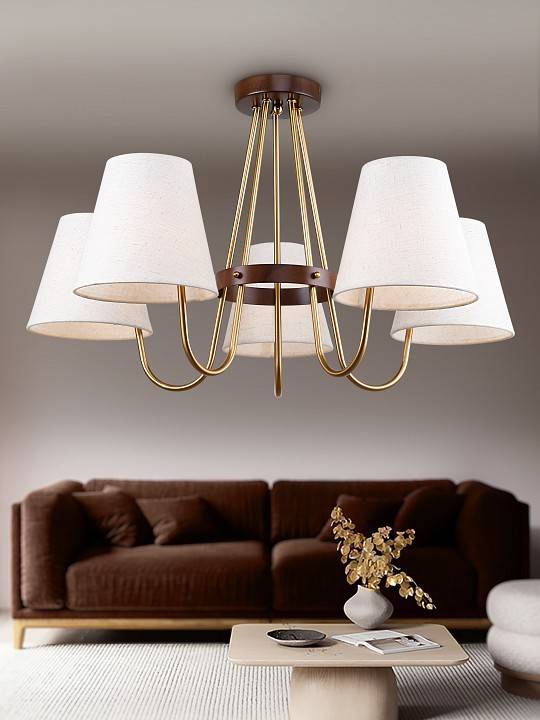 Люстра на штанге Rivoli Bridget 5xE14 Б0055497