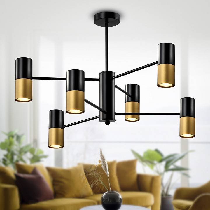 Люстра на штанге Rivoli Brittany 8xE14 Б0057927