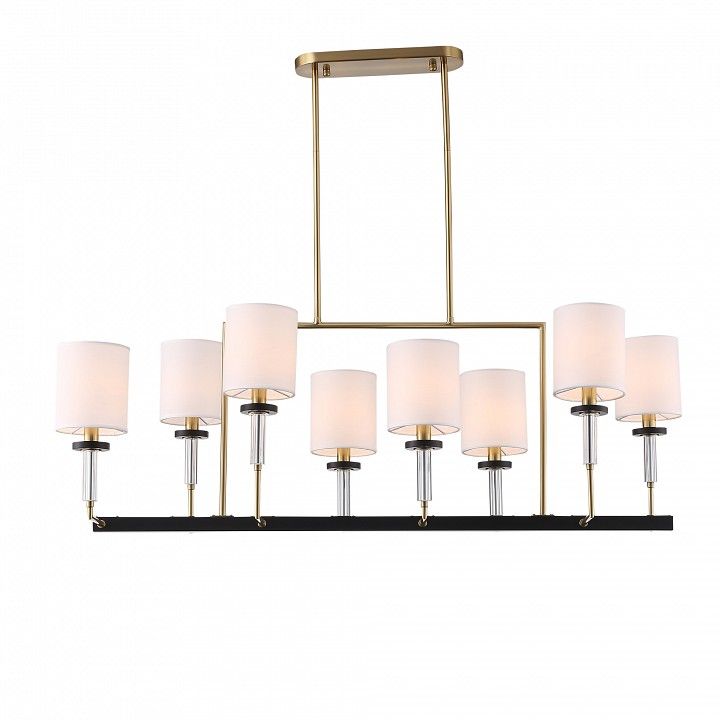 Люстра на штанге ST-Luce BLACK+BRASS SL1404.338.08
