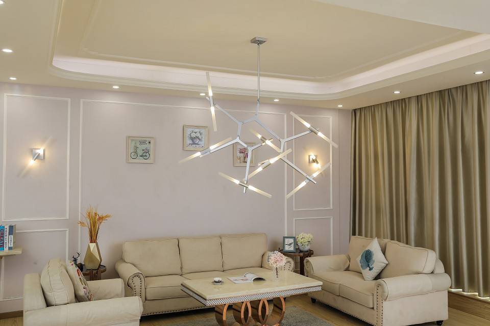 Люстра на штанге ST-Luce Laconicita 14 ламп SL947.102.14