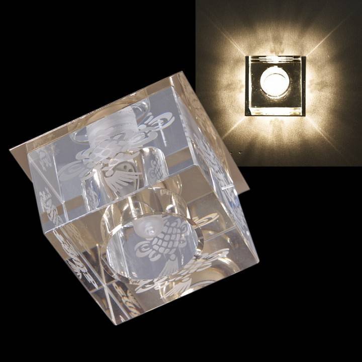 Встраиваемый светильник Sneha 6019/F G9 GD