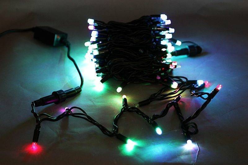 Гирлянда нить Sneha A-026A 100 LED 10 м мультиколор A-026A RGB