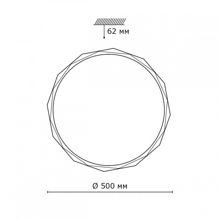 Накладной светильник Sonex GINO 2045/ELN