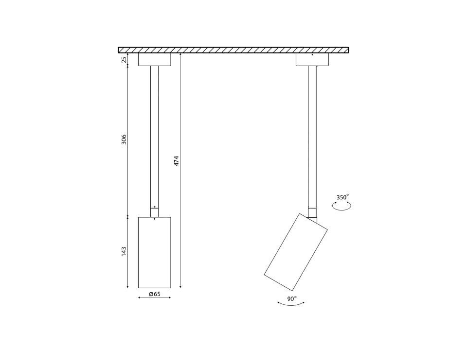 Основание SWG PRO Villy VL-M5-WH