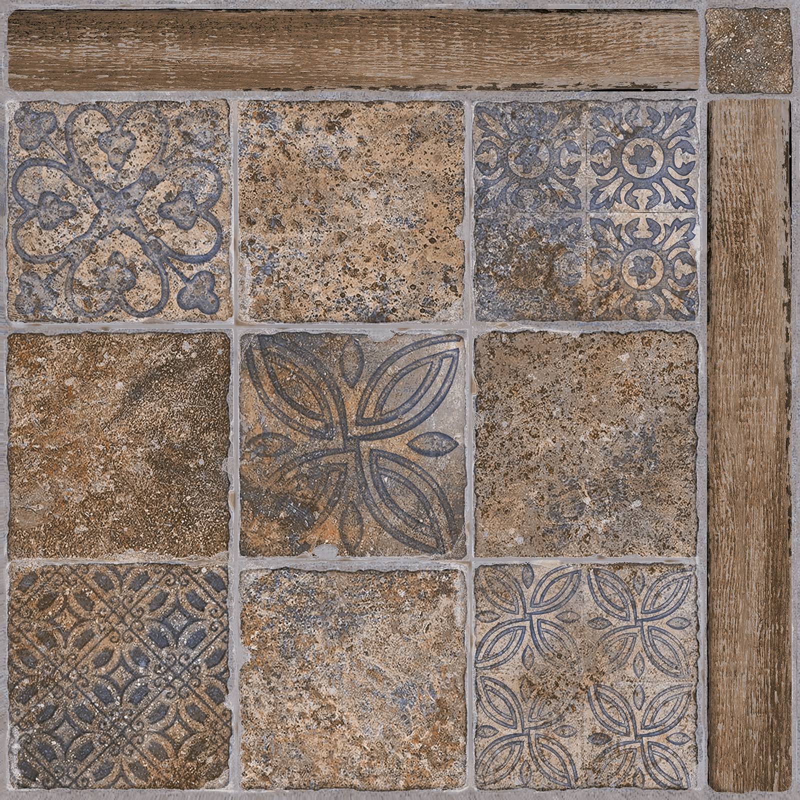 Плитка напольная Alma Ceramica Carteo 418x418x8 мм TFU03CRT424