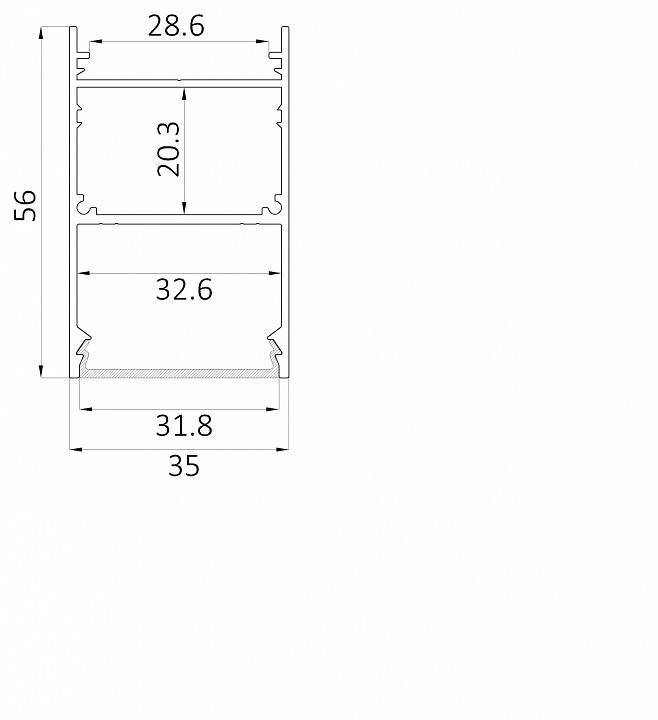 Накладной светильник De Markt LINE 6063 0412602