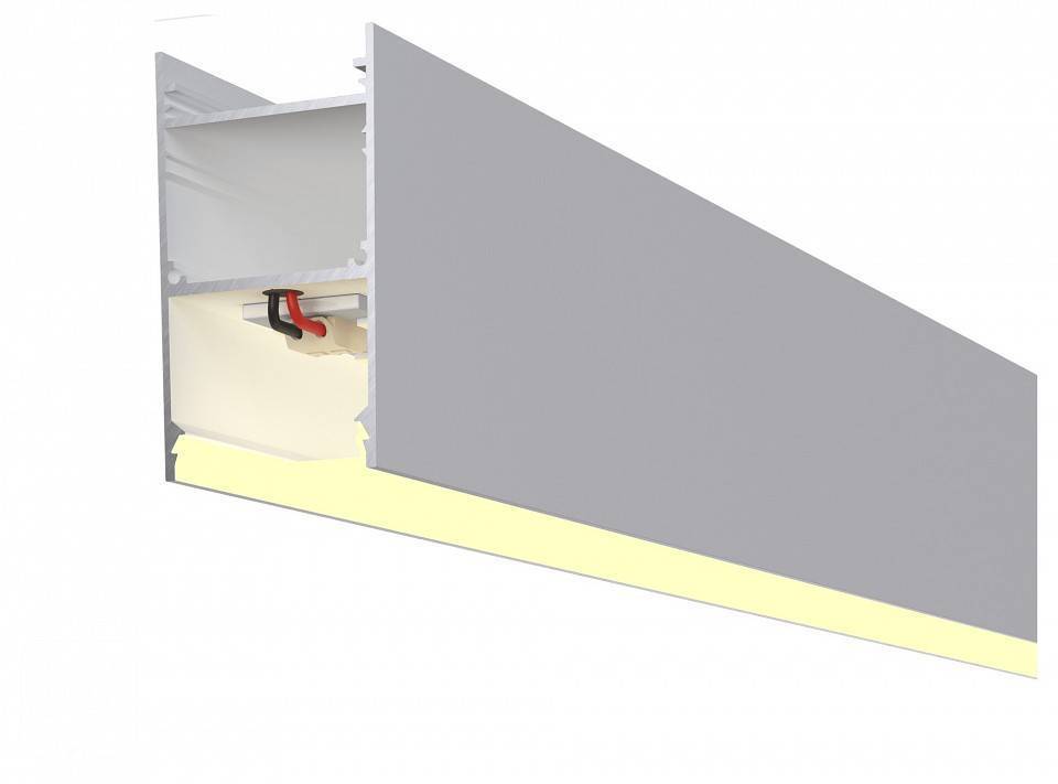 Светильник светодиодный накладной Dekraft 6063 LINE 3556 36 Вт 6000 К 1200 мм черный 0412629