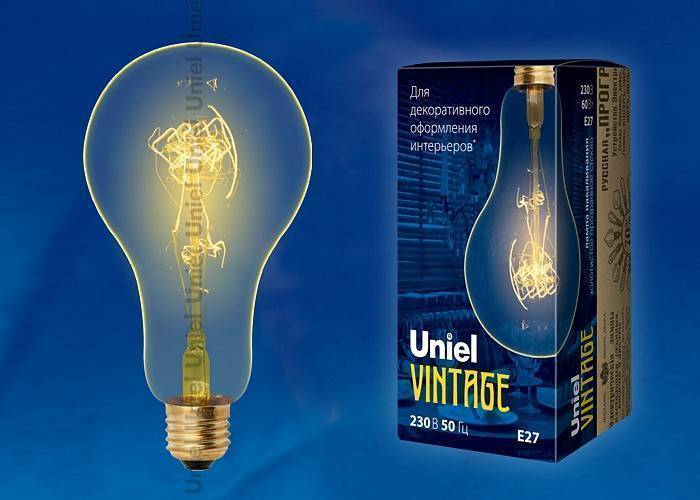 Лампа накаливания Uniel IL-V E27 60Вт K UL-00000477