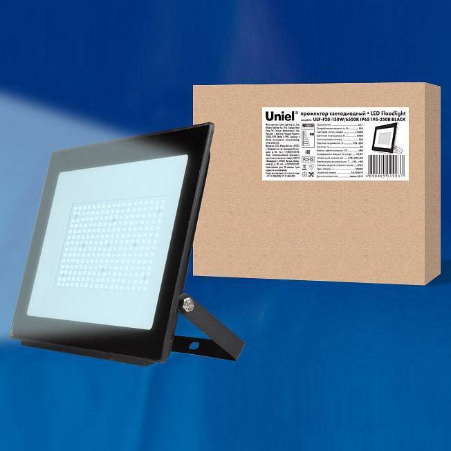 Прожектор светодиодный Uniel ULF-F20 20 Вт 6500 К IP65 UL-00005157