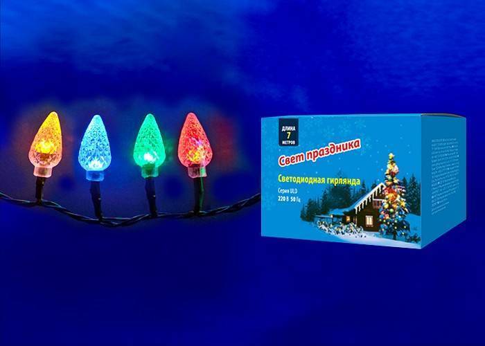 Гирлянда Супернить Uniel ULD-S0700/70 DTA 70 м 700 LED мультиколор UL-00005474