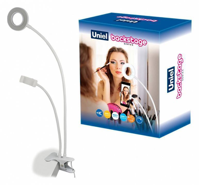 Настольная лампа кольцевая Uniel Backstage UL-00006867