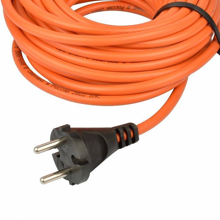 Удлинитель Uniel ORANGE 3 розетки 5 м с заземлением UL-00009859