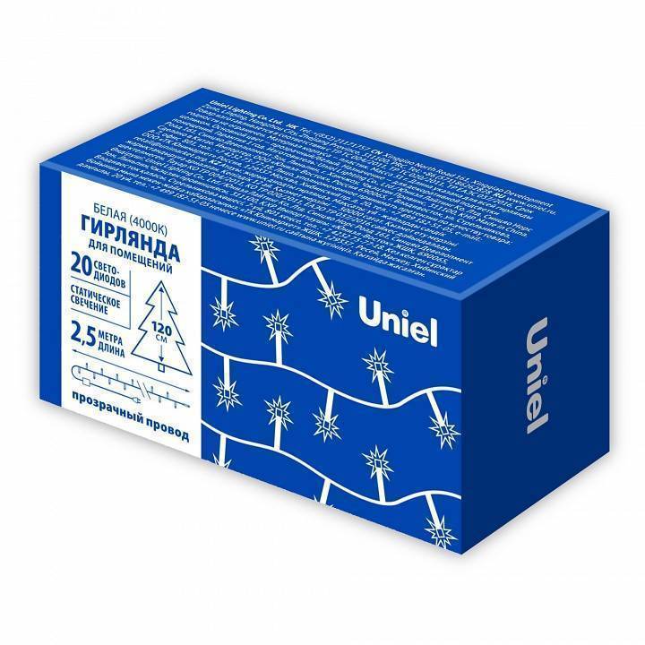 Гирлянда Супернить Uniel ULD-S0500/50 DTA 50 м 500 LED мультиколор UL-00009935