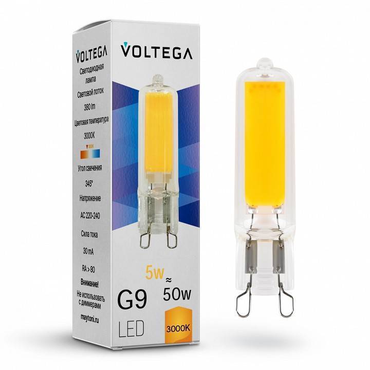 Лампа светодиодная Voltega Simple Capsule G9 5 Вт 3000 K 7181