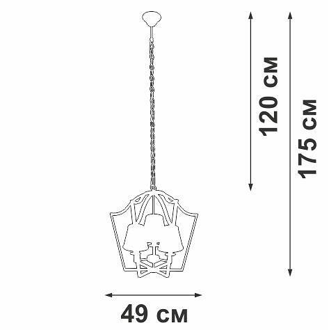 Подвесная люстра Vitaluce V4991 V4991-8/3