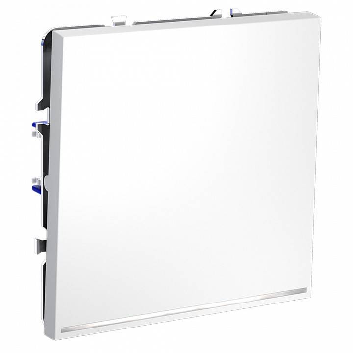 Выключатель одноклавишный с подсветкой без рамки Voltum S70 VLS010202