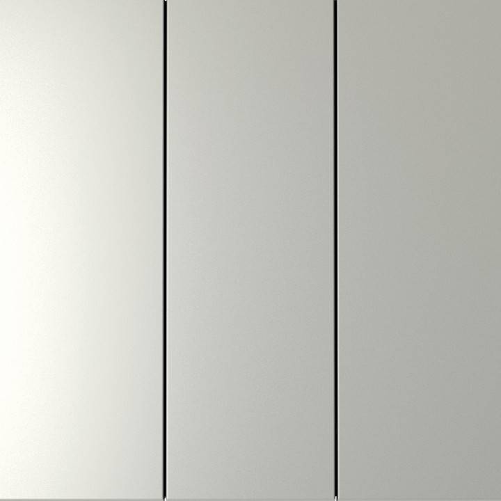 Выключатель трехклавишный без рамки Voltum S70 VLS030105