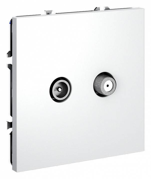 ТВ-розетка и SAT-розетка оконечная без рамки Voltum S70 VLS060402