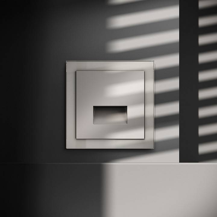 Заглушка для поста с подсветкой, без рамки Voltum S70 VLS070603