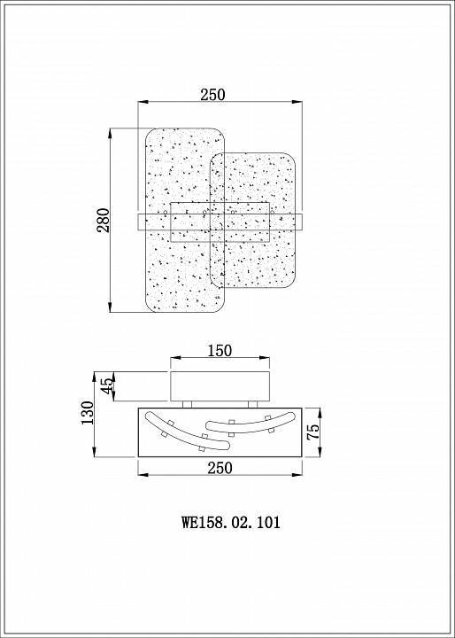 Бра Wertmark Nelly WE158.02.101
